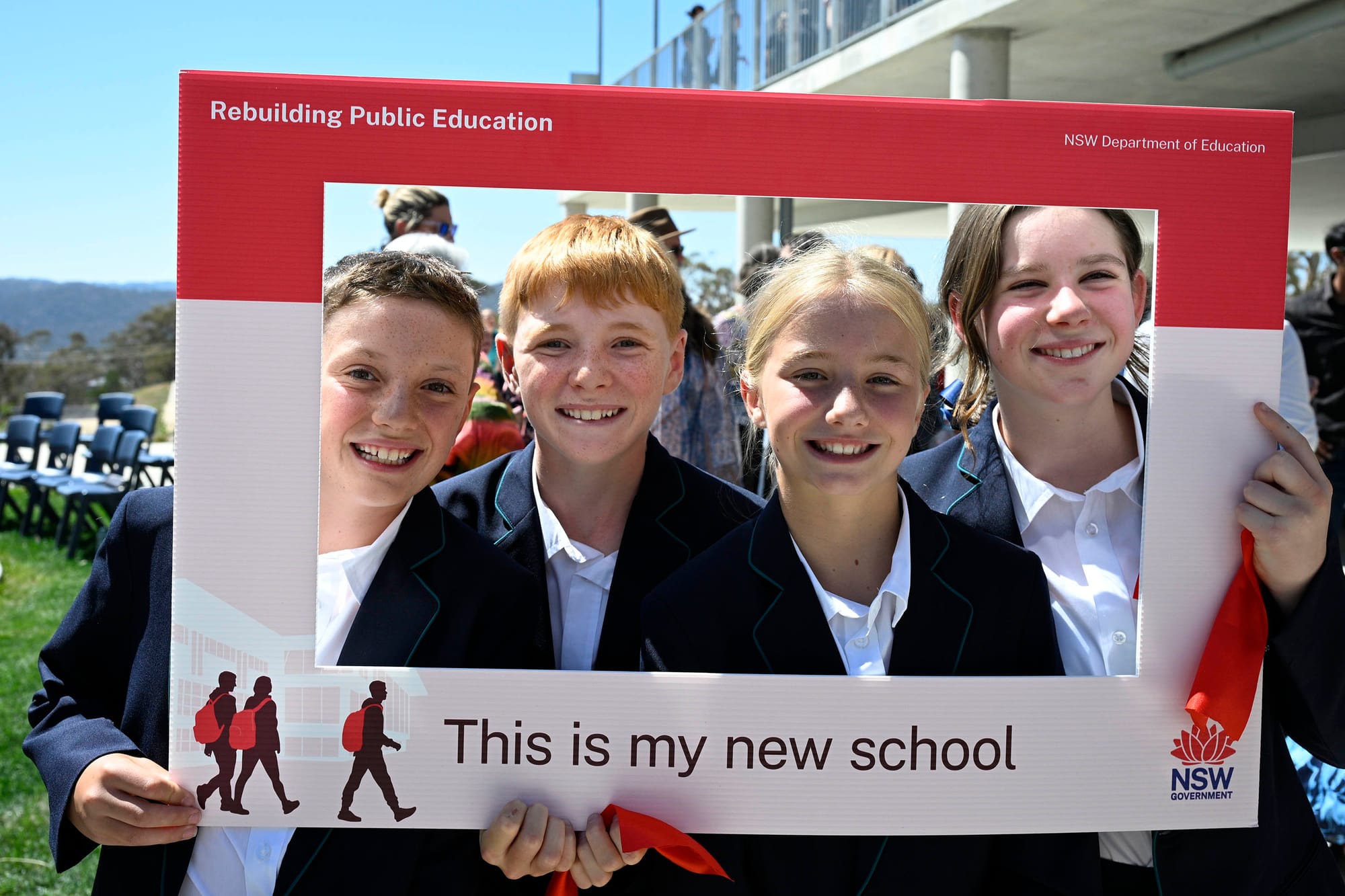 Hugo Bateman, Samuel Preston, Makenna Phillips and Matilda Forsdyke.