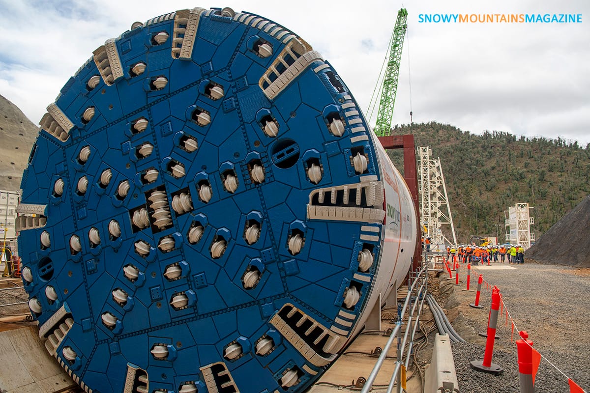 The front of the TBM.