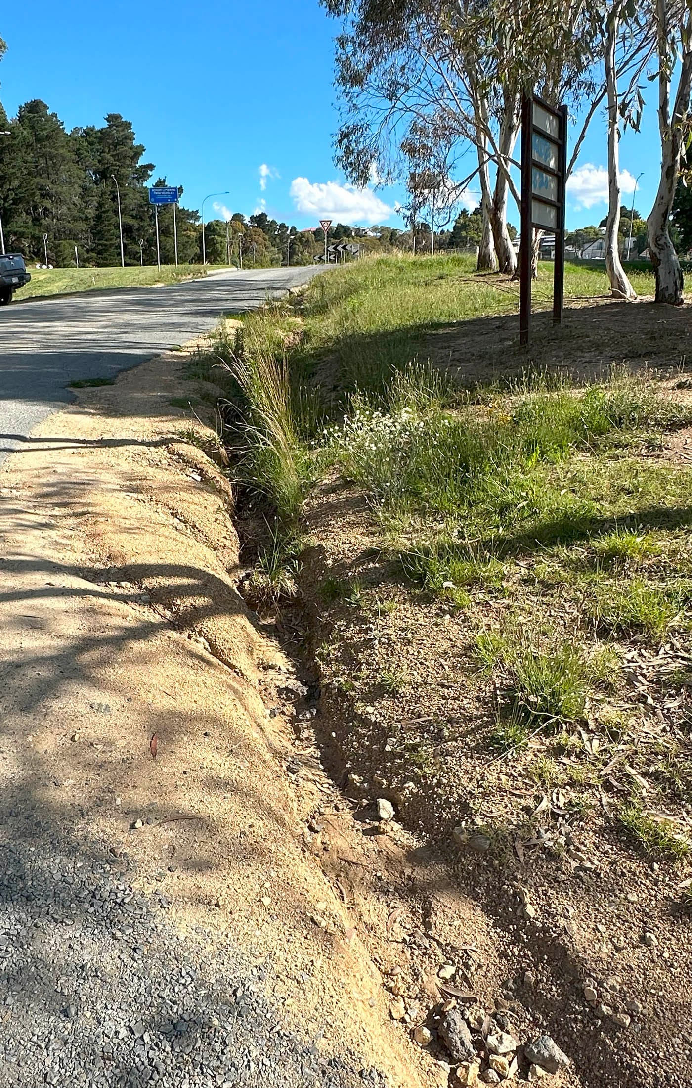 The entrance from the Barry Way should be fixed once and for all.