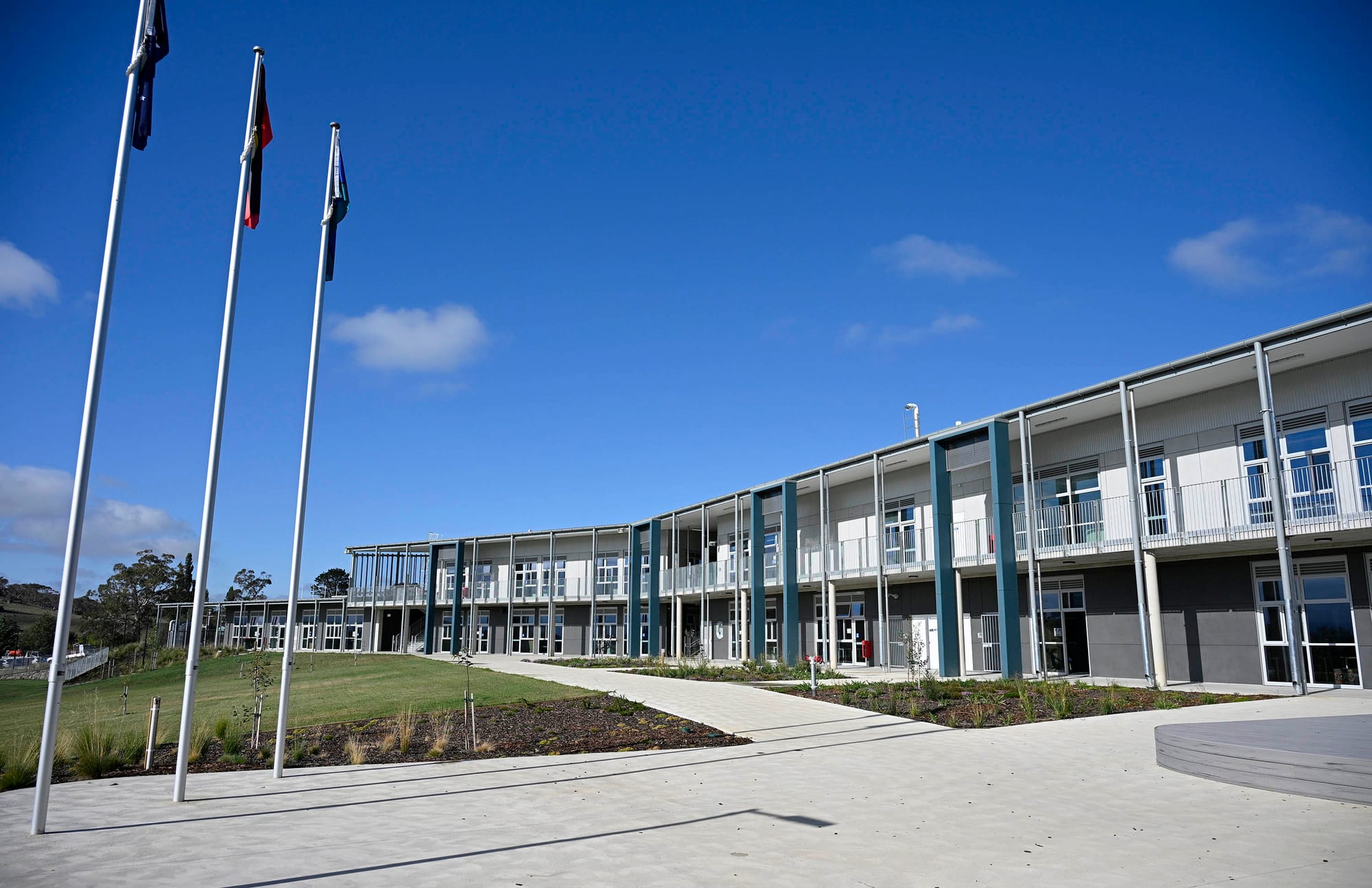 A section of the new high school.