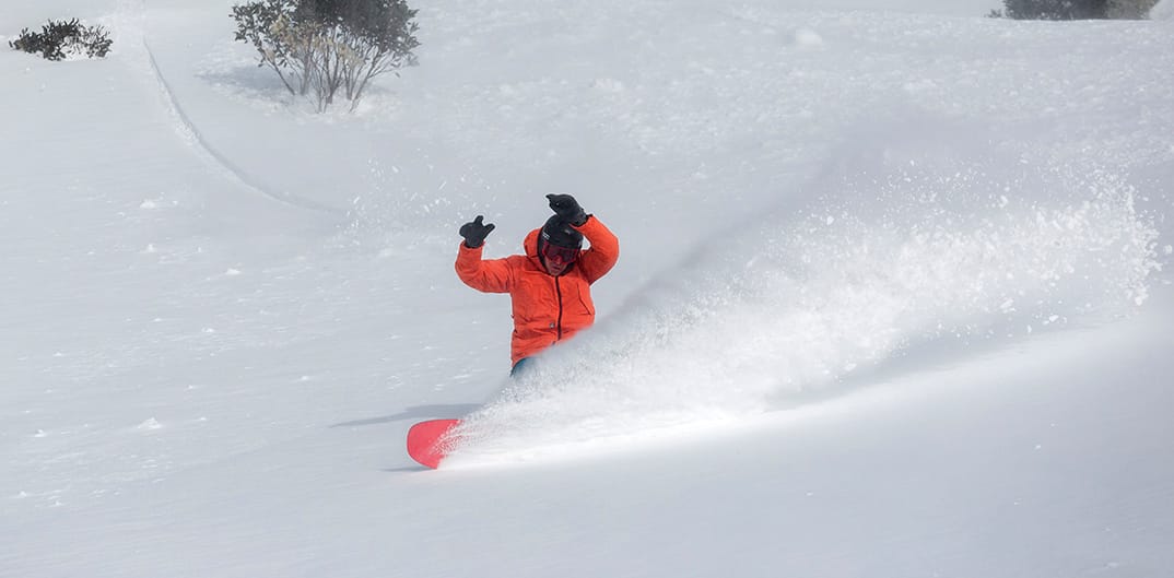 Snowboarding at Thredbo. Photo: Thredbo Resort.