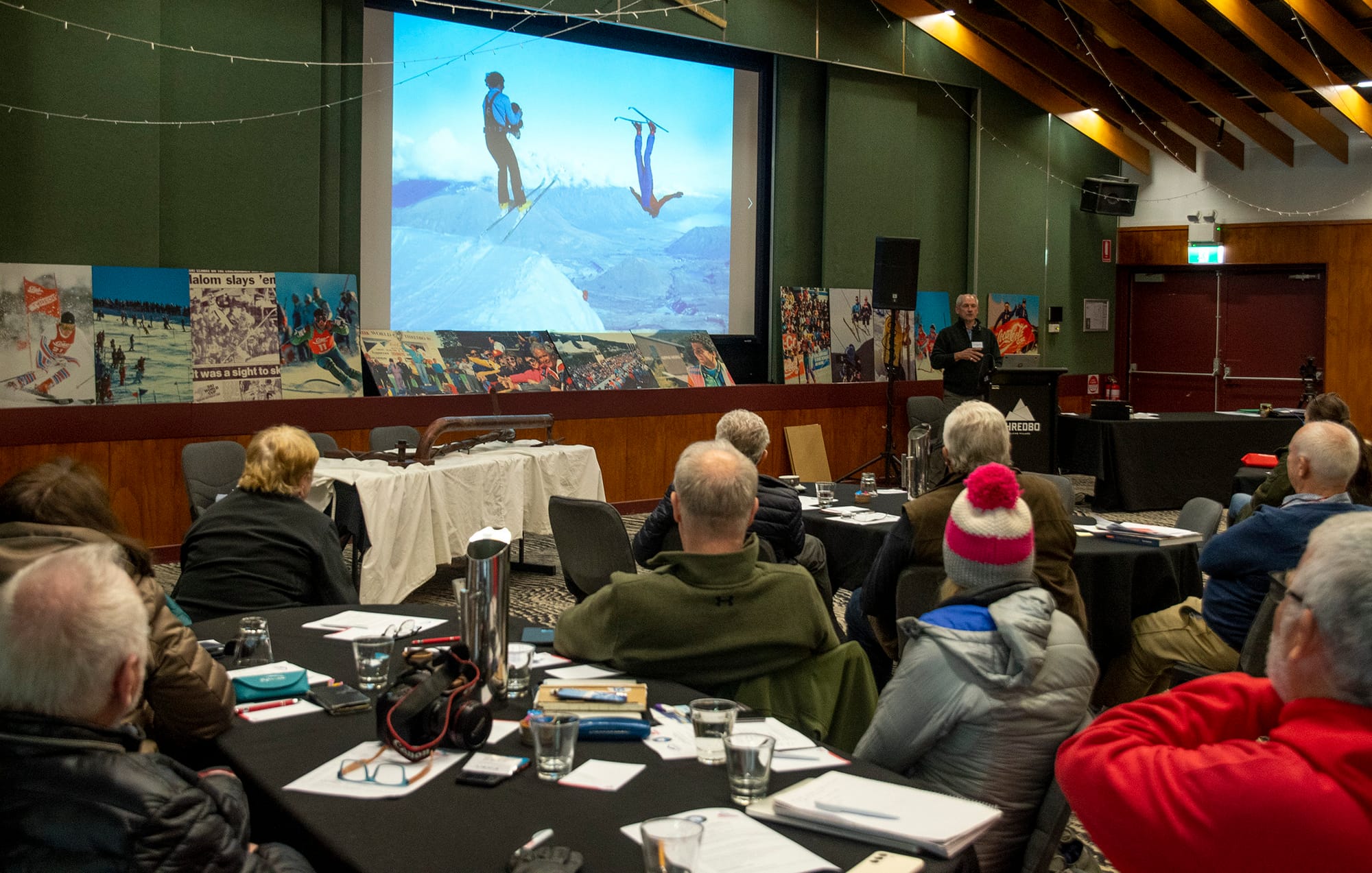 Randy Wieman presents on some history of freestyle skiing in Australia.