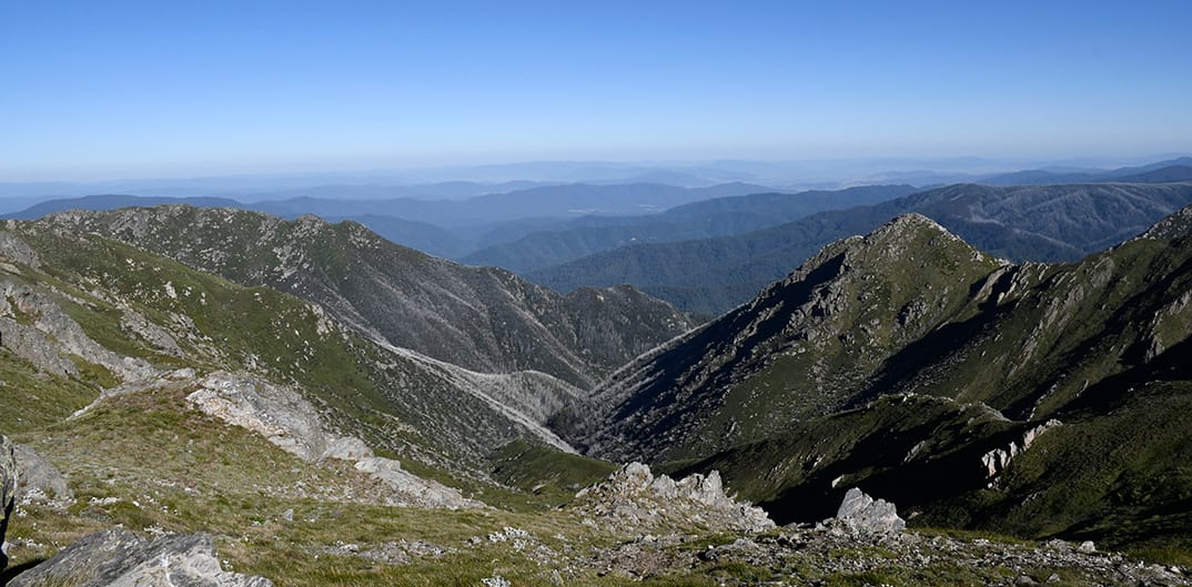 The views are magnificent as your trek along