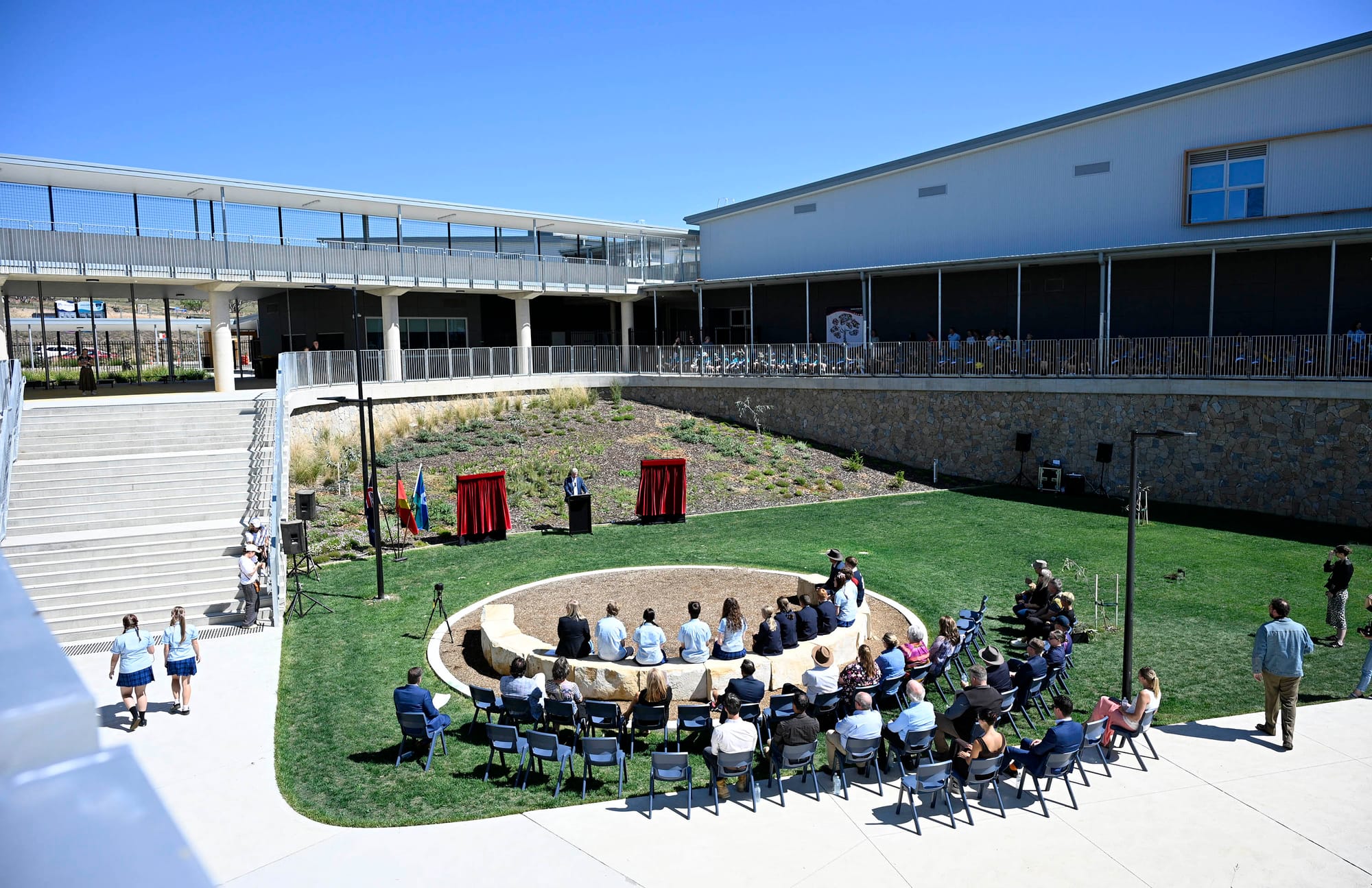 The official opening ceremony.