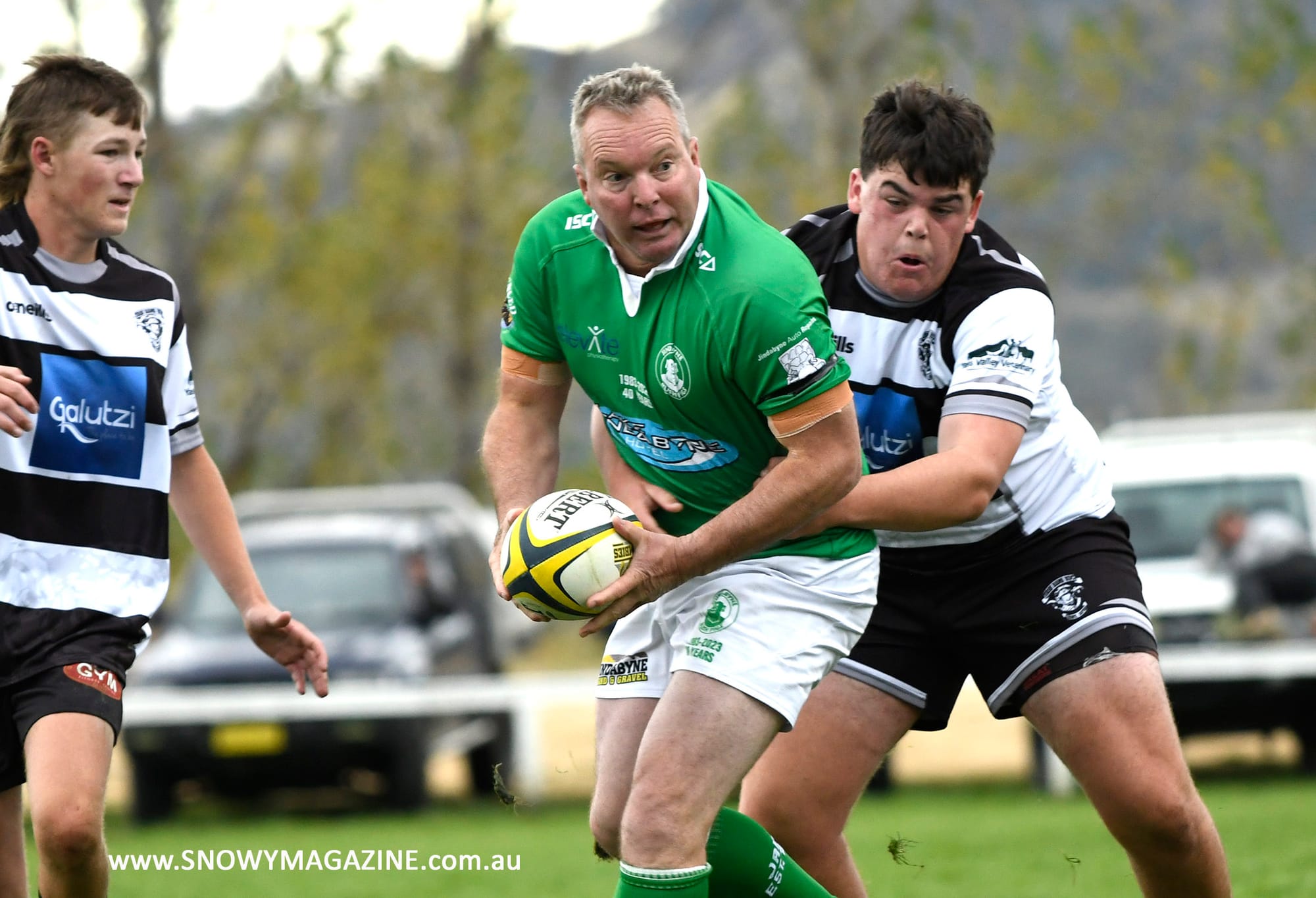 Deon Becker having a run.