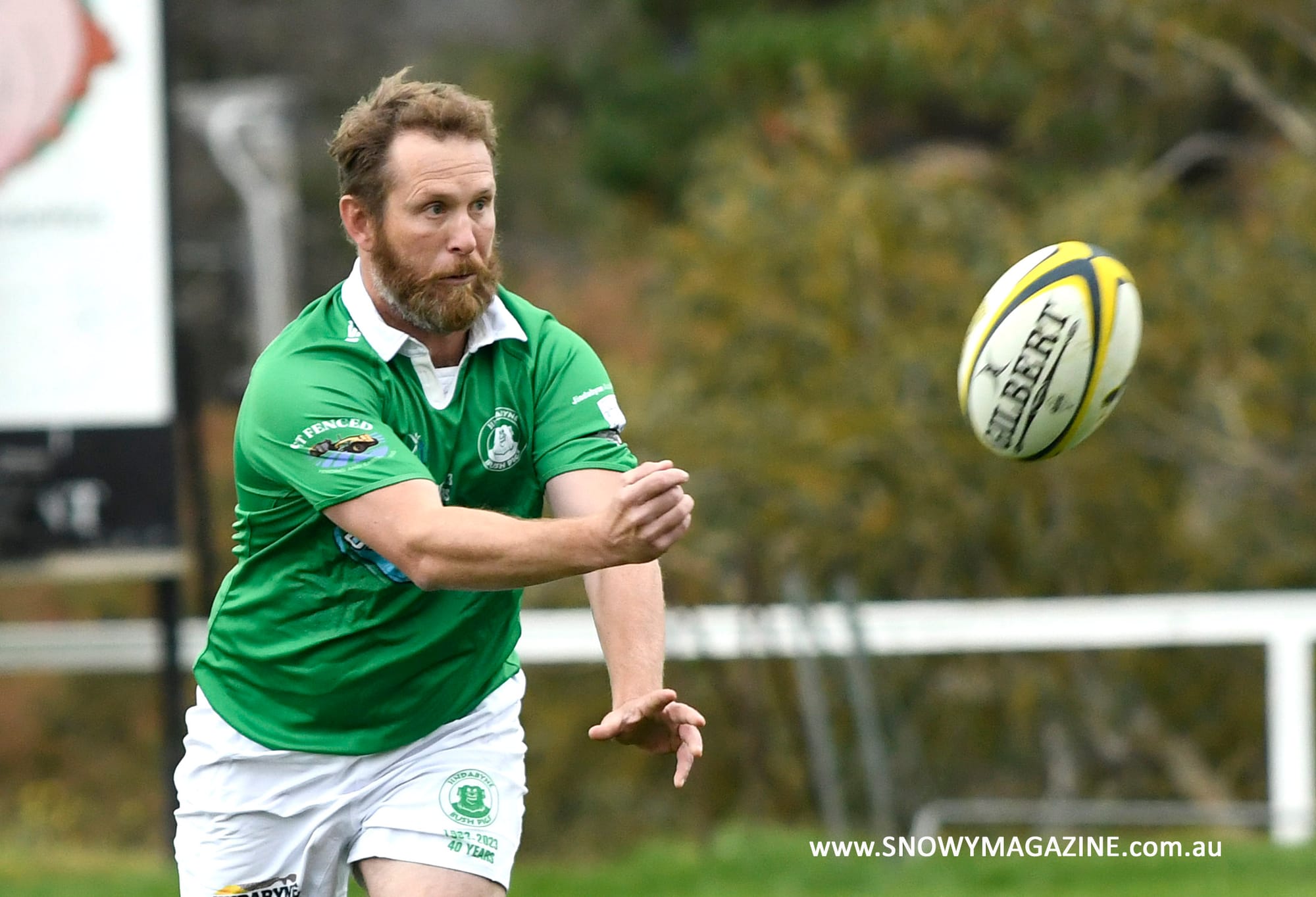 Matt Want fires out a pass.