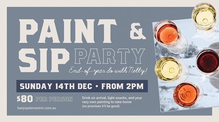 Jindabyne - Banjo Paint & Sip Post feature image