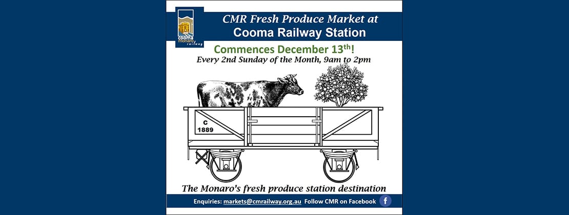 Cooma Railway Station Fresh Produce Markets Post feature image