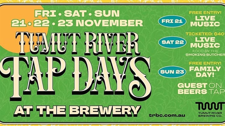 Tumut River Tap Days at the Brewery Post feature image