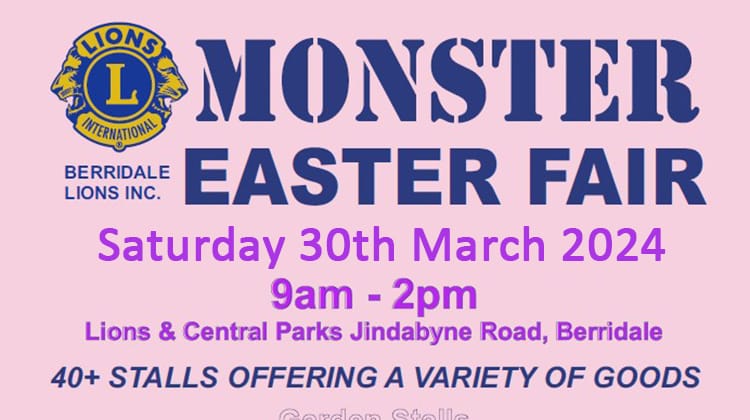 Berridale Monster Easter Fair 2024 Post feature image