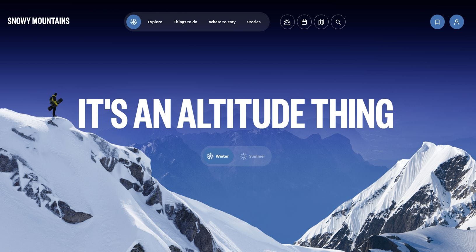 New Tourism Snowy Mountains Website Post image