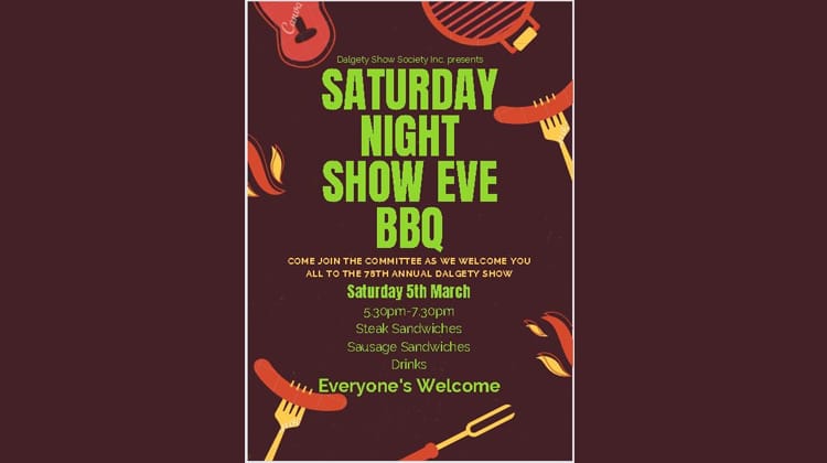 Dalgety Show Eve BBQ Post image