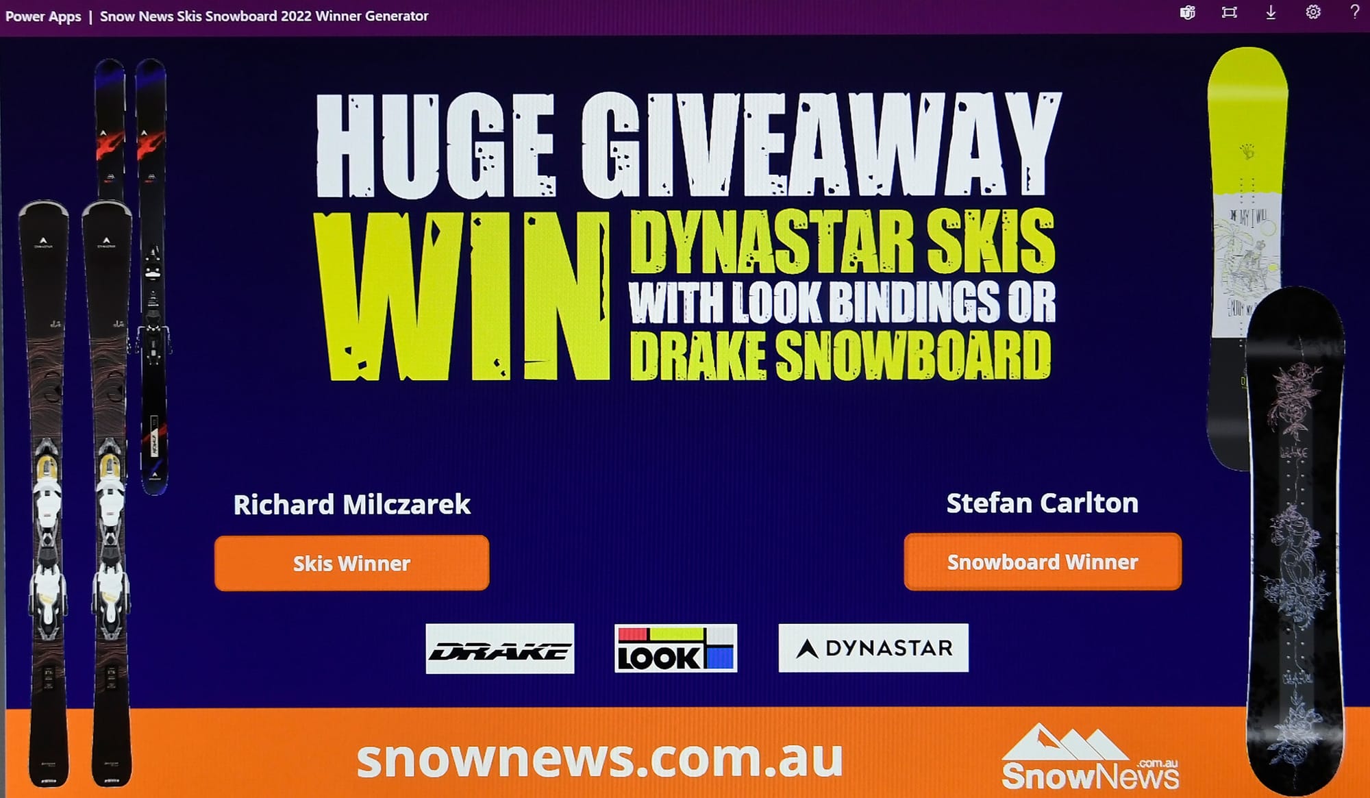 Giveaway Winners Announced Post image