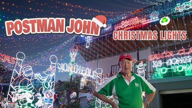 Jindabyne - Postman John Christmas Lights Post image