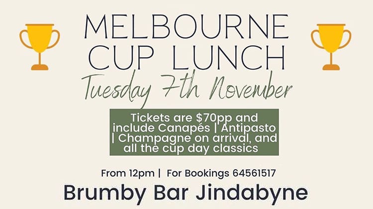 Brumby Bar Melbourne Cup Lunch Post image